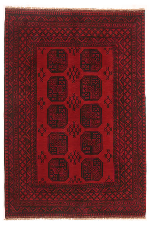 Red Afghan Rugs